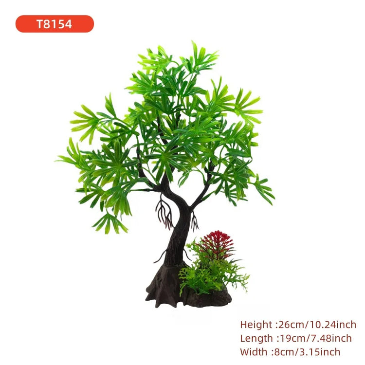 Fish Tank DIY Artificial Aquarium Plants Tree Ornament Aquatic Grass Decorations