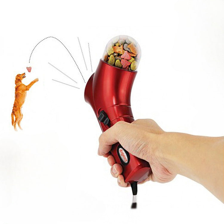 Dog Food Launcher Snack Feeder Pet Training Reward Toy Puppy Kitten Outdoor Interactive Plaything Pet Supplies Fun Beach Toys