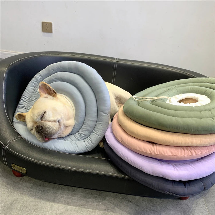 Adjustable Soft Donut Elizabethan Collar – Protective Cone for Dogs