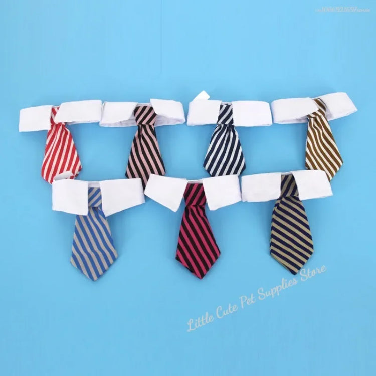 Gift Pet Dog/Cat Formal Necktie | Tuxedo Bow Tie - Black and Red Collar for Dog/Cat | Pet Accessories for Wedding, Holiday, and Party