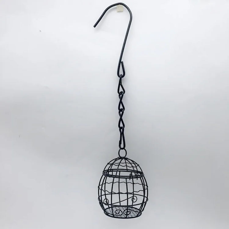 Outdoor Birdcage Bird Feeder | Spring Hanging Bird Feeder | Garden Yard Feeder | Durable Copper Iron Wire Feeder