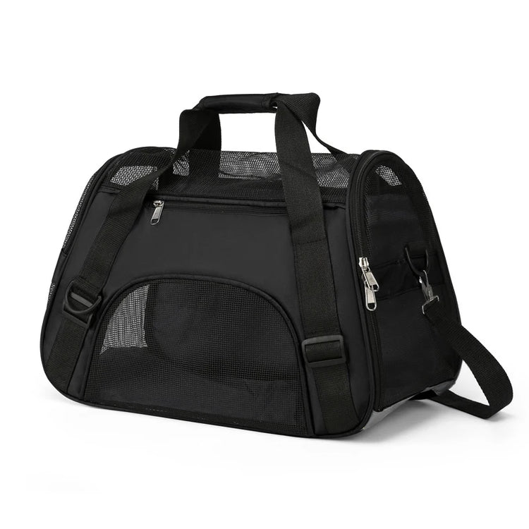Portable Foldable Pet Carrier Bag – Soft-Sided Travel Handbag for Small Dogs & Cats