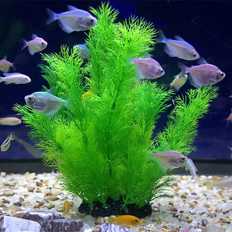Artificial Aquarium Plant Decoration – Underwater Plastic Water Grass Ornament for Fish Tank