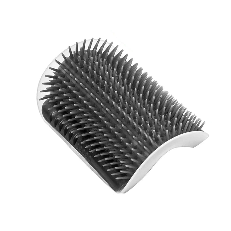 Cat Massage Brush – Self-Grooming Tool with Catnip | Wall/Door/Table Mountable Cat Massage Brush for Cats | Cat Toys