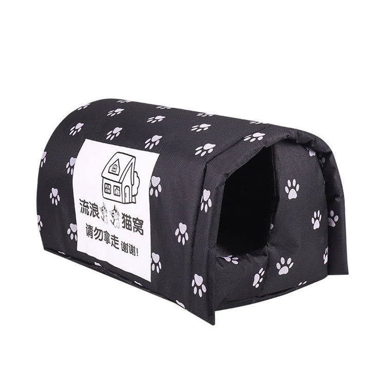 Winter Outdoor Cat House | Washable - Indoor & Outdoor Shelter | Keep Warm - Wide Applications | Pet House for Cats & Small Dogs