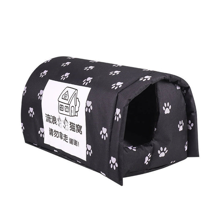 Winter Outdoor Cat House | Washable - Indoor & Outdoor Shelter | Keep Warm - Wide Applications | Pet House for Cats & Small Dogs