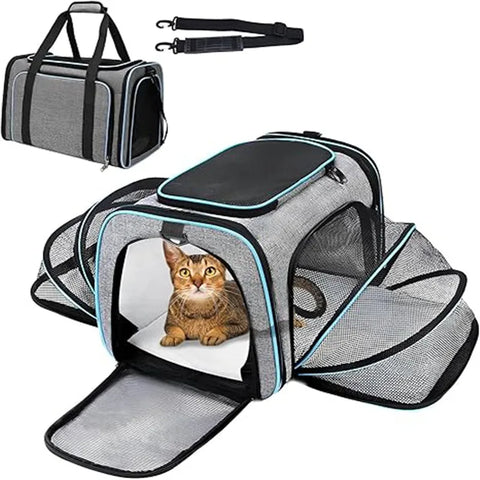 Pet Carrier Backpack Portable Foldable Cat Bag | Medium Pet Travel Carrier