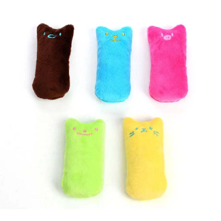 Teeth Grinding Catnip Toys | Cute Funny Cat Chew Toy | Interactive Plush Cat Toy | Cat Relaxation Toy | Bite-resistant Vocal Toy | Pet Supplies
