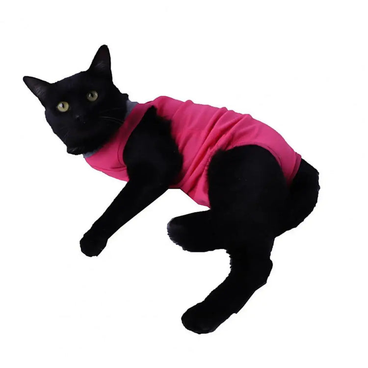 Cat Neutering Suit | Comfortable Adjustable Recovery Vest for Cats