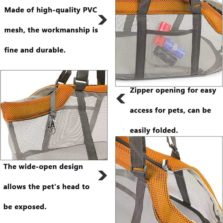 Cat Bag – Outdoor Transparent Breathable Pet Handbag Large Capacity