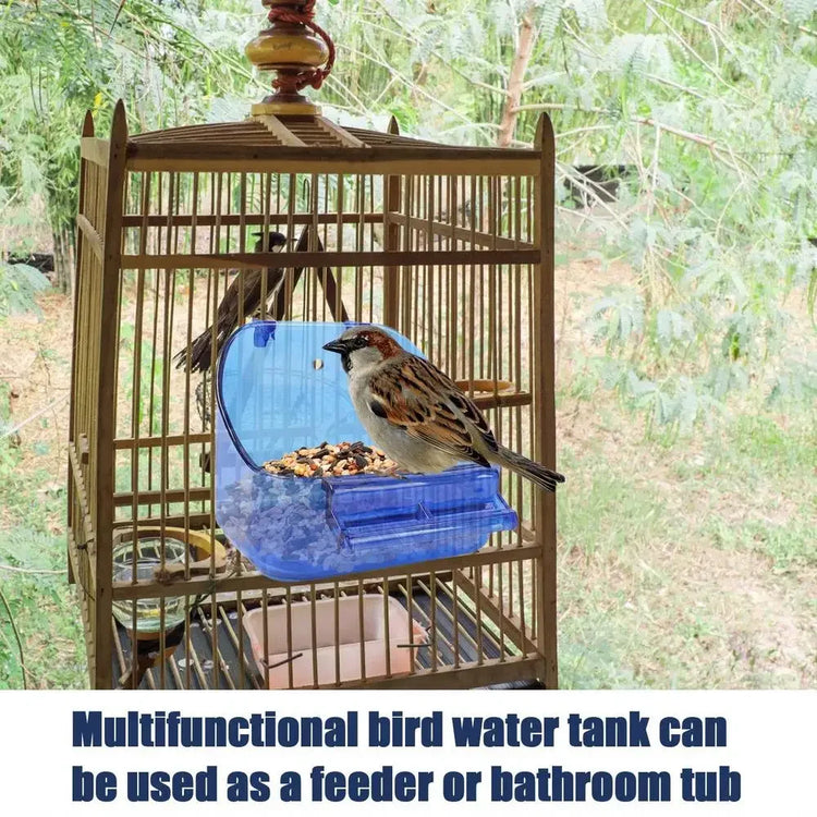 Bird Bath for Cage Parrot Bathing Tub Bird Cage Bath Bird Bathtub Pool Convenient Thick Sturdy for Cockatiel Parrots Small Birds