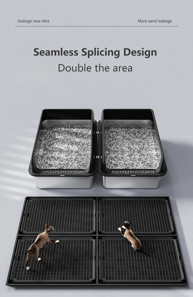 Pet Cat Litter Mat | Waterproof | Double Layer | Litter Box Pad | Cat Cleaning Accessories