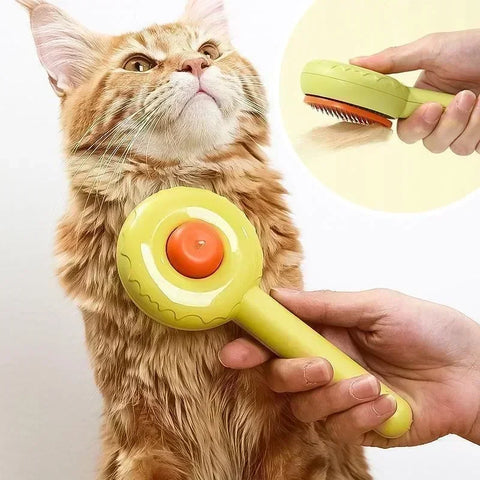 Cat Grooming Brush | Pet Grooming Tool for Dogs/Cats | Slicker Massage Brush