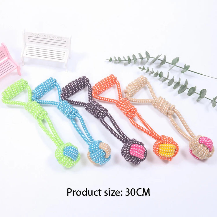 Interactive Cotton Rope Dog Toy – Durable Chew Toy for Small and Large Dogs