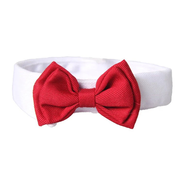 Adjustable Bow Tie Collar for Pets | 1PC Puppy/Dog/Cat Necktie - Holiday Wedding Grooming Accessory | Formal Bowknot Decoration