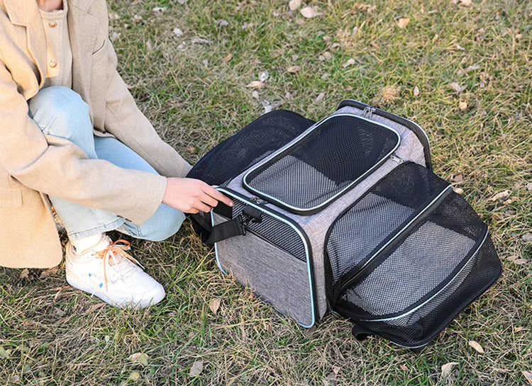 Soft-Sided Dog and Cat Carrier for Kittens – Lightweight & Portable Travel Bag