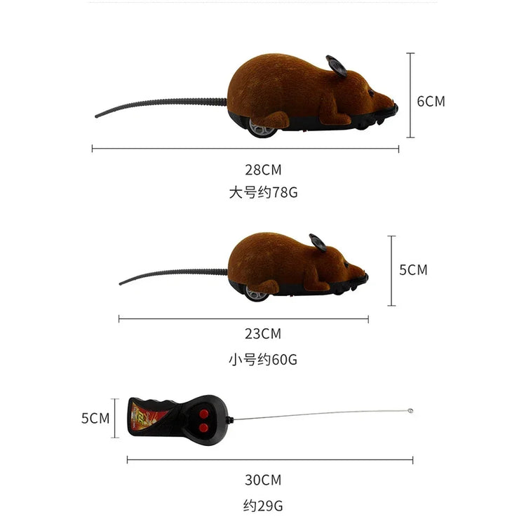 Rat Funny Cat Toy | Remote Control | Wireless Controlled Toy Rat | Interactive Toys | Cat Teaser Toy | Pet Supplies