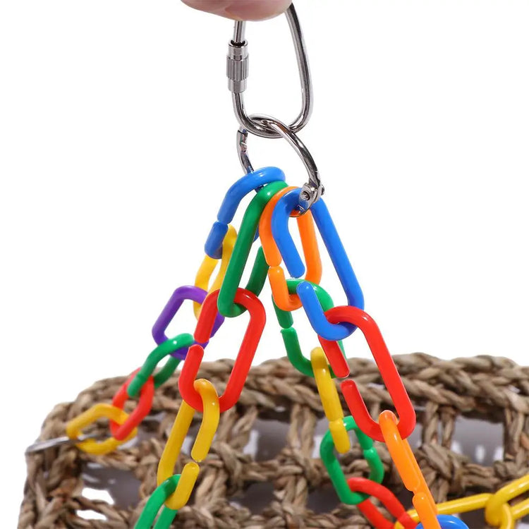 Bird Cage Accessories | Bite & Wear Resistant Parrot Hammock | Bird Perch Hanging Bed Swing Toys for Parakeets & Parrots
