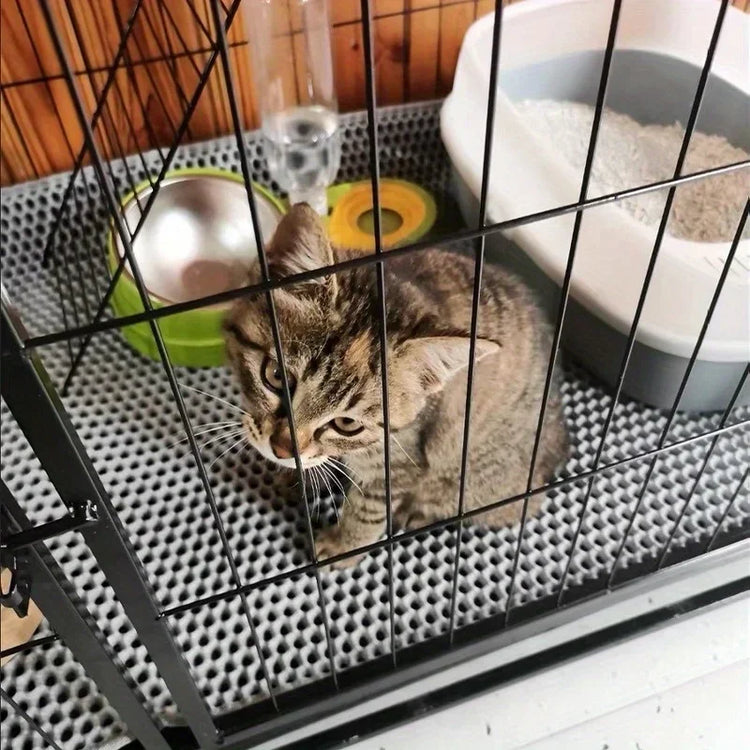 Cat Litter Mat | Garbage Collection Mat | Anti Key Mat | Honeycomb Double-Layer Design | Waterproof | Anti Urine | Anti Slip