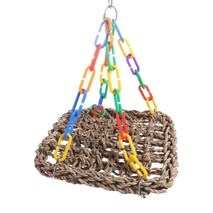 Bird Cage Accessories | Bite & Wear Resistant Parrot Hammock | Bird Perch Hanging Bed Swing Toys for Parakeets & Parrots