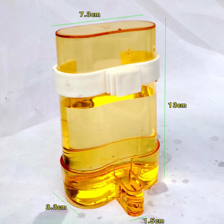 Bird Water Feeder | Automatic Acrylic Dispenser for Parrot, Canary & Parakeet | No-Mess Cage Mount Water Bottle | Drinking Accessory for Birds