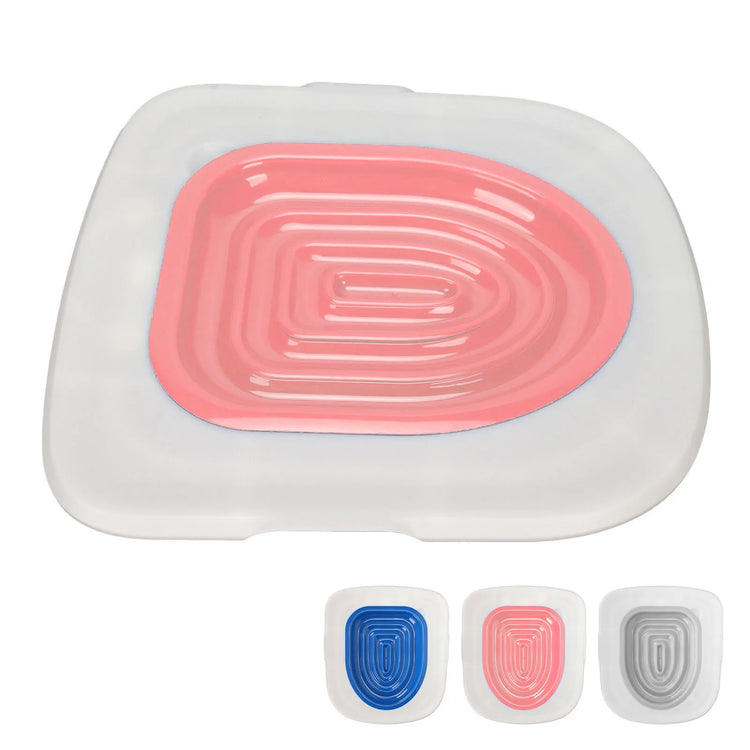 Cat Toilet Training Kit – Universal, Reusable & Eco-Friendly | Cat Toilet Trainer Tool for Pet Cleaning | ABS Material | Includes 2 Pads + Manual