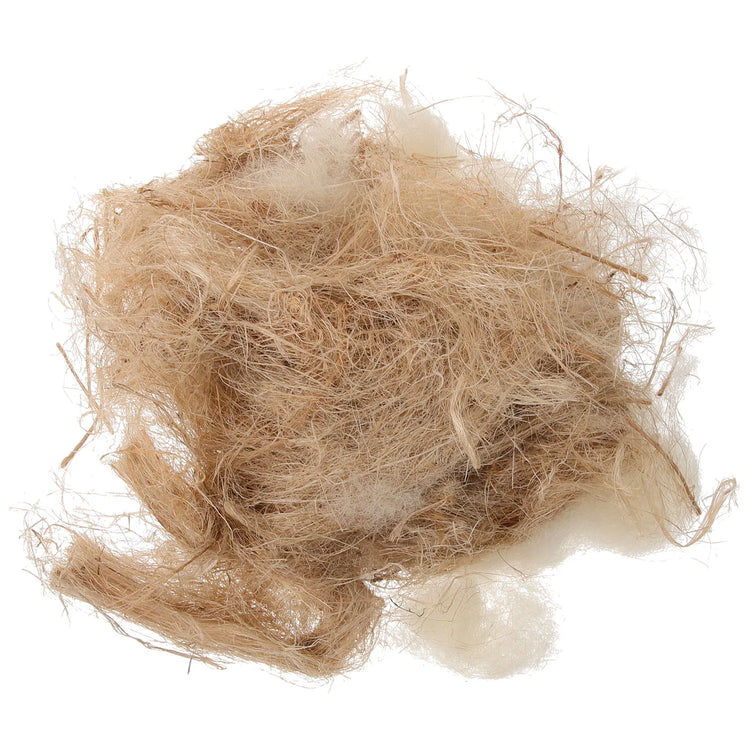 Natural Nesting Materials for Birds | 40g Jute, Raffia, Wool & Cotton Mix for DIY Nests & Small Animal Bedding | Safe Shelter for Cages & Homes