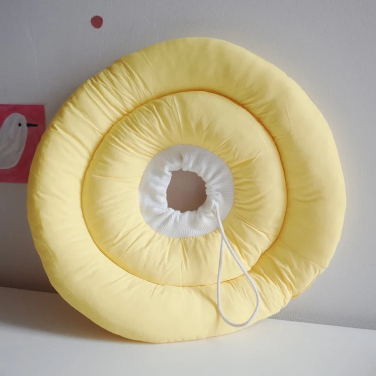 Adjustable Soft Donut Elizabethan Collar – Protective Cone for Dogs