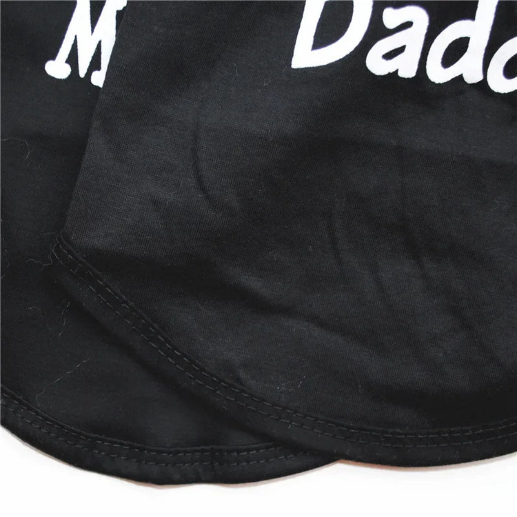 "Love Mommy & Daddy" Cotton Vest | Soft Casual T-Shirt for Cats & Puppies | All-Season Pet Wear