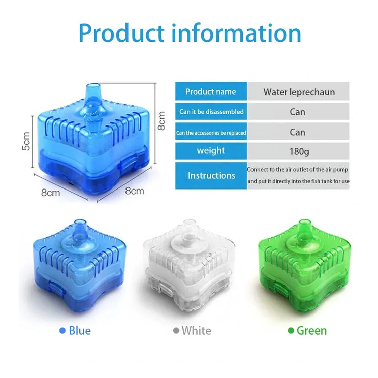 Circular Aquarium Oxygen Pump Filter – Biological Water Purifier for Fish Tanks