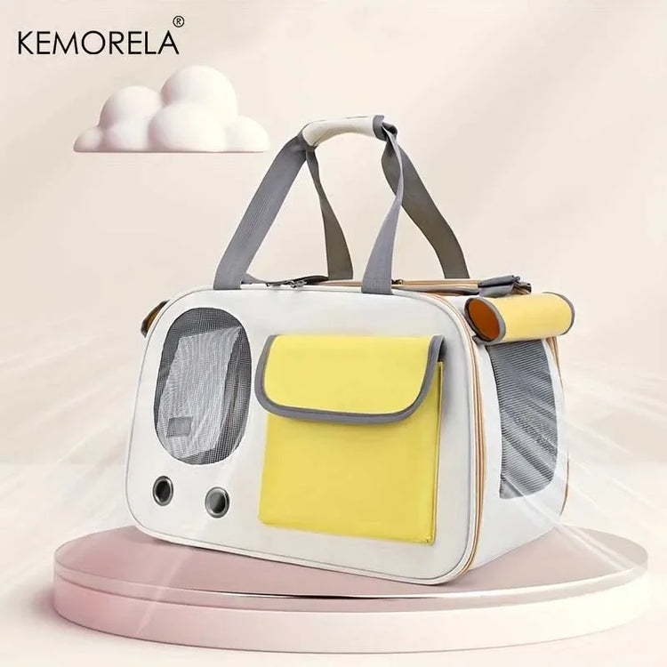 1Pcs Portable Pet Carrier Cat Bag | For Cats/Dogs | Ideal for Travel/Outdoor Activities | Suitable for Cats/Small Dogs