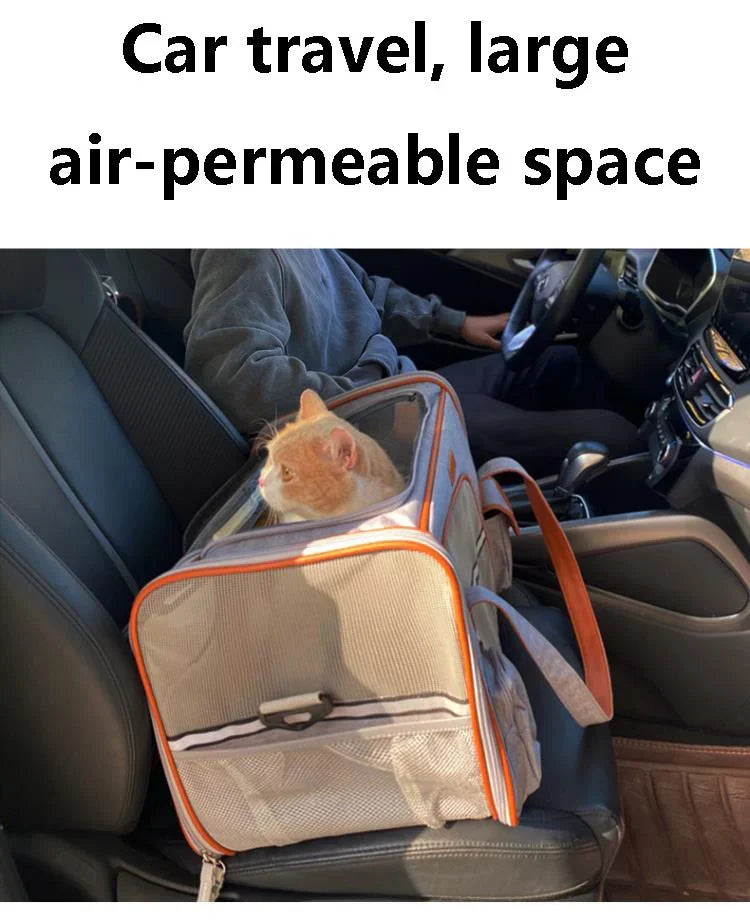 Crossbody Dog Bag – Pet Backpack | Multipurpose Solid Color Shoulder Carrier - Cats/Dogs | Breathable, Portable & Travel-Friendly