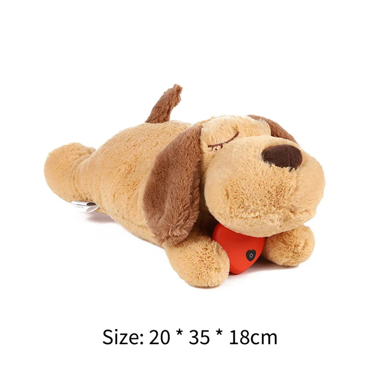 Heartbeat Plush Puppy Toy – Soothing Comfort Doll for Behavioral Training & Stress Relief