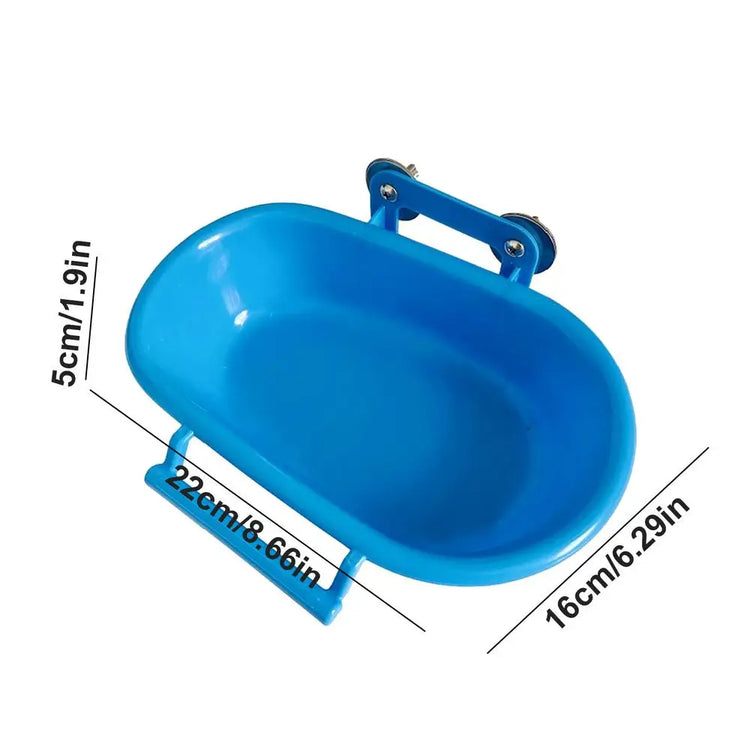 Bird Bath For Cage Parrot Large Wall Mounted Bird Water Feeder Wall Mounted Outdoor Bird Water Feeder For Medium Parakeet Small