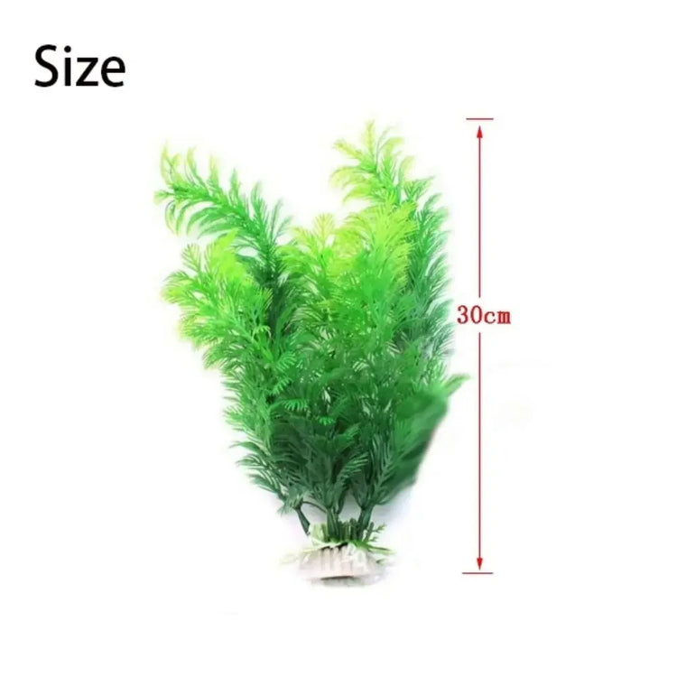 Artificial Aquarium Plant Decoration – Underwater Plastic Water Grass Ornament for Fish Tank
