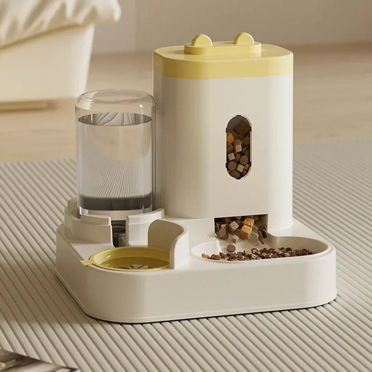 Automatic Pet Feeder with Water Dispenser | 2-in-1 Food & Water Station | For Cats & Small Dogs