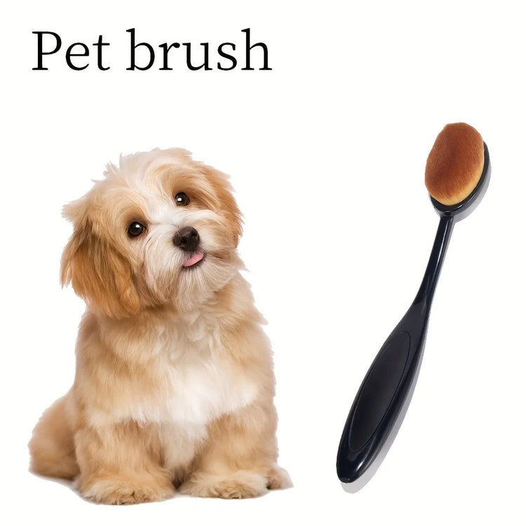 Pet Ear Cleaning Brush with Soft Plastic Bristles – Gentle Paw and Ear Cleaner for Dogs & Cats