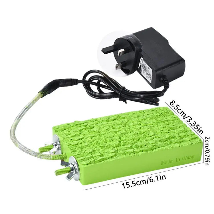 Bird Cage Heated Perch Platform – Snuggle-Up Parrot Warmer with Anti-Bite Cord | Automatic Bird Heater for Budgies & Small Cage Birds