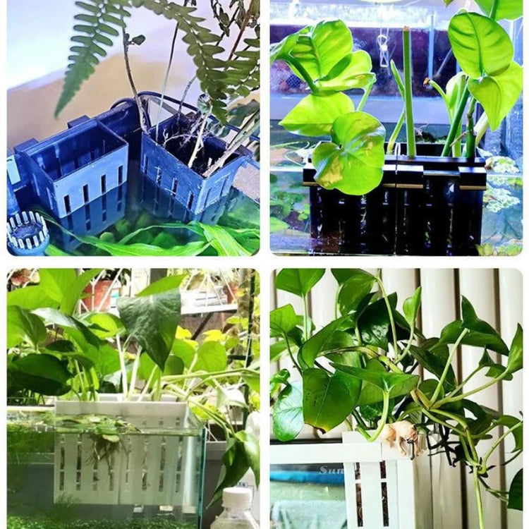 Fish Tank Hydroponic Plant Basket Household Water Grass Planting Wall-Mounted Plant Planting Basket Fish Tank Landscaping Decor
