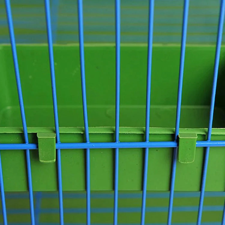 Hanging Bird Bath Tub | Small Parrot Cage Bowl | Plastic Bird Shower for Parakeets Budgies Cockatiels Pet Bird Cage Accessories