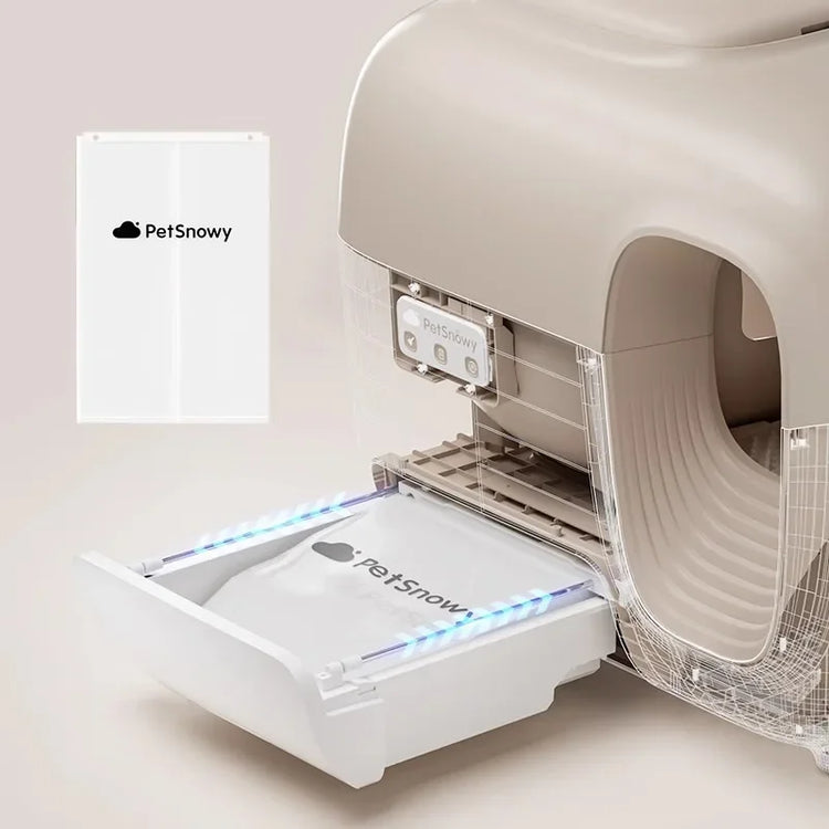 Petsnowy | Cat Toilet Accessory | Trash Bag | Deodorization Cat Toilet | Pet Food Desiccant | Cleaning Supplies