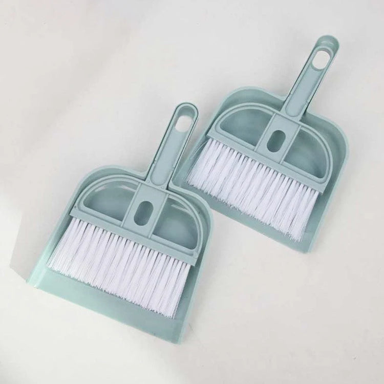 Blue Mini Desktop Cleaning Brush | Pet Mini Broom Set | Dog/Cat Cleaning & Disinfection | Household Cleaning Products