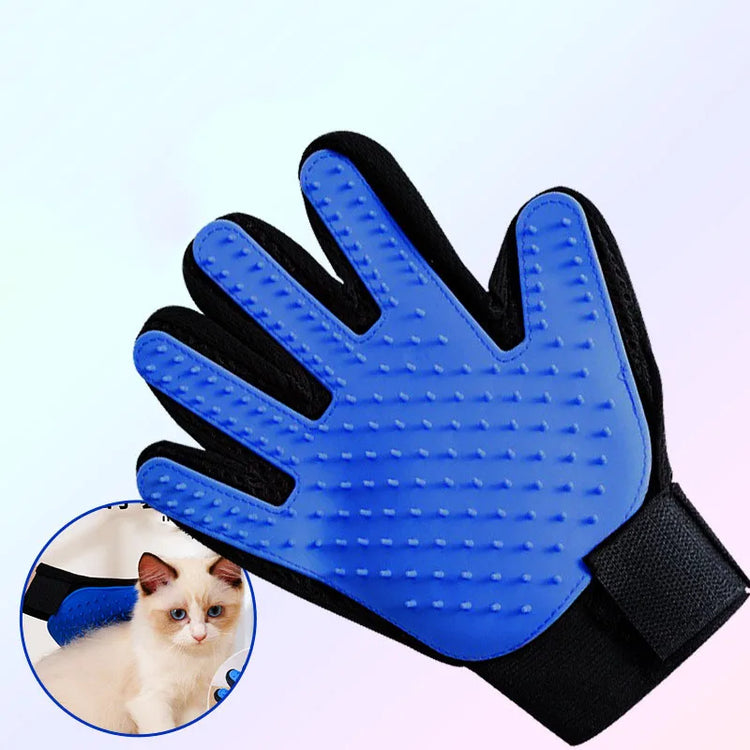 Pet Grooming Glove | Cat Hair Deshedding Brush | Massage Glove for Dog/Horse/Animal Cleaning | Pet Supplies Accessories