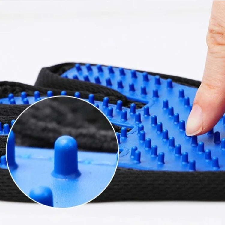 Pet Grooming Glove | Cat Hair Deshedding Glove | Dog Bath & Massage Brush for Cats and Animals