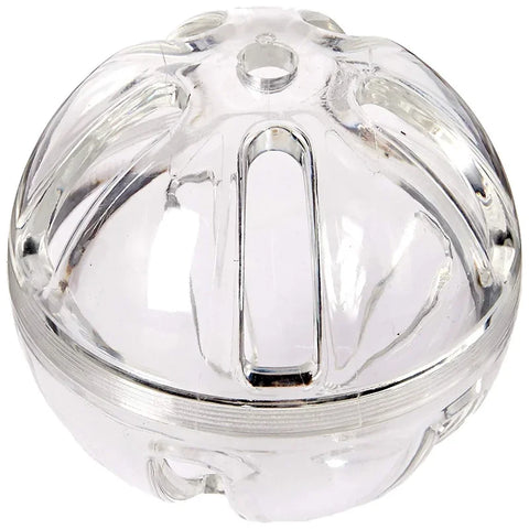 Bird Parrot Feeder Toy | Foraging Bell Chain Ball | Cage Hanging Chew Toy | Plastic Feeding Accessory for Pet Birds