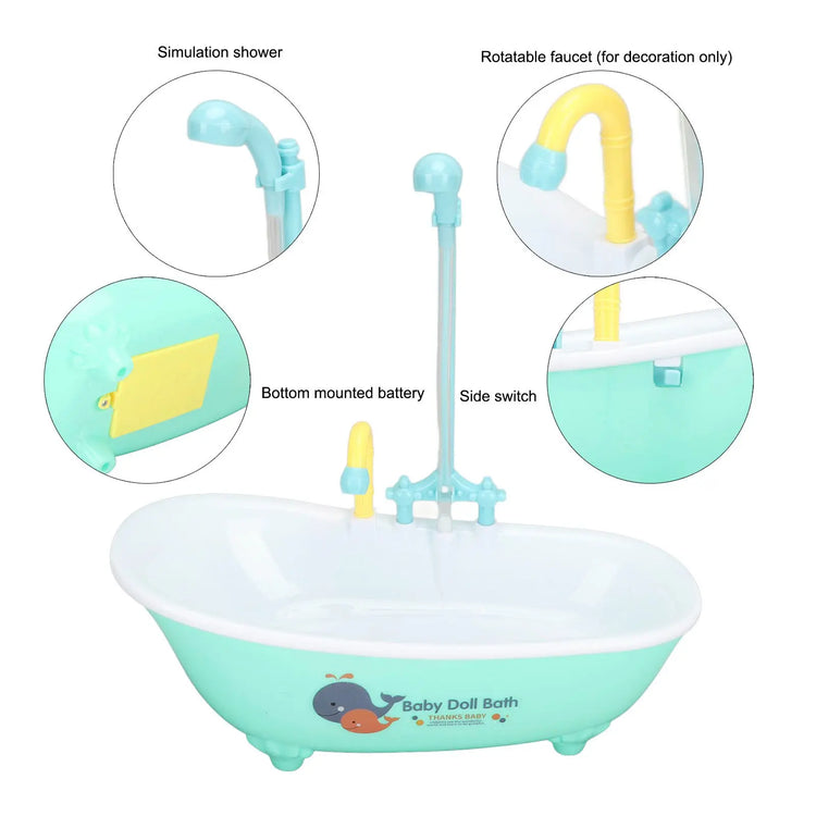 Automatic Bird Bath | Circulating Water Parrot Bathtub | Battery Powered Bird Shower Bowl for Cockatiel Budgie Lovebird Accessories