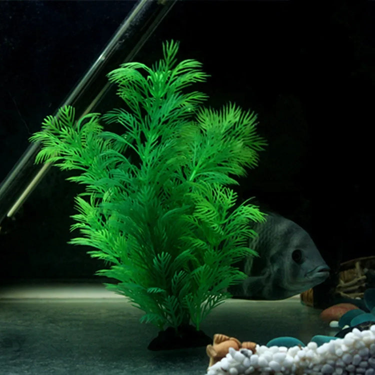 Artificial Aquarium Plant Decoration – Underwater Plastic Water Grass Ornament for Fish Tank