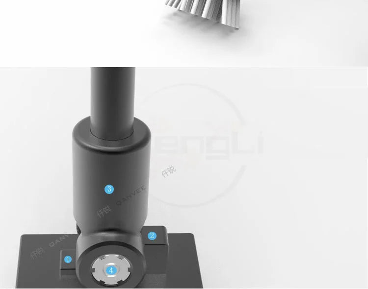 Adjustable Rotatable Aquarium Cleaning Brush – Freshwater & Saltwater Fish Tank Scrubber with Aluminum-Magnesium Handle