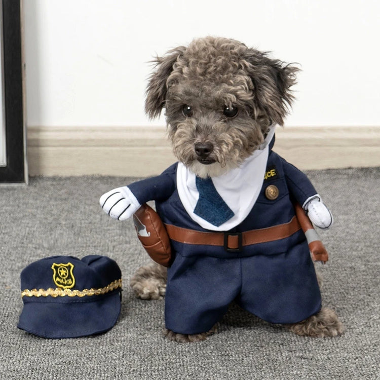 Funny Dog & Cat Costume | Pet Sweatshirt Stand-Up Suit | Cosplay Outfit for Party & Festival