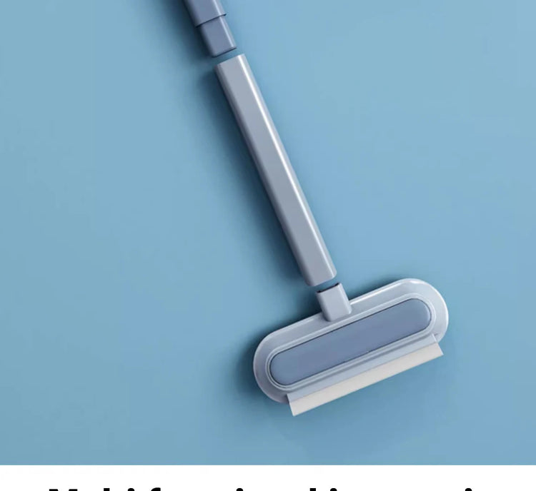 Multifunctional Pet Hair Remover Brush | Long Handle Fur Cleaner for Carpet, Sofa & Clothes | Manual Cat/Dog Hair Cleaning Tool